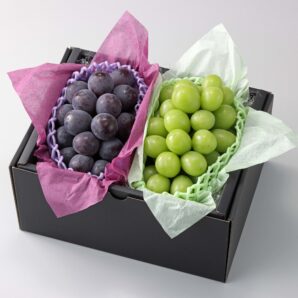 【厳選品】こだわりのニューピオーネ＆シャインマスカット各1房（約800g・約1.0kg・約1.2kg）お中元,贈呈用、岡山県産