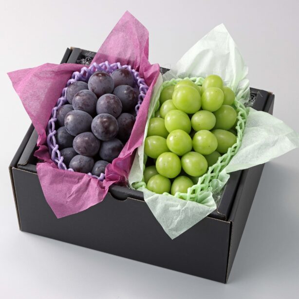 【厳選品】こだわりのニューピオーネ＆シャインマスカット各1房（約800g・約1.0kg・約1.2kg）お中元,贈呈用、岡山県産