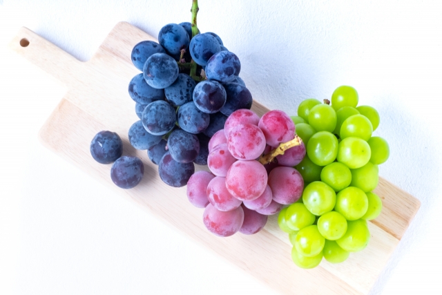 保存するぶどう