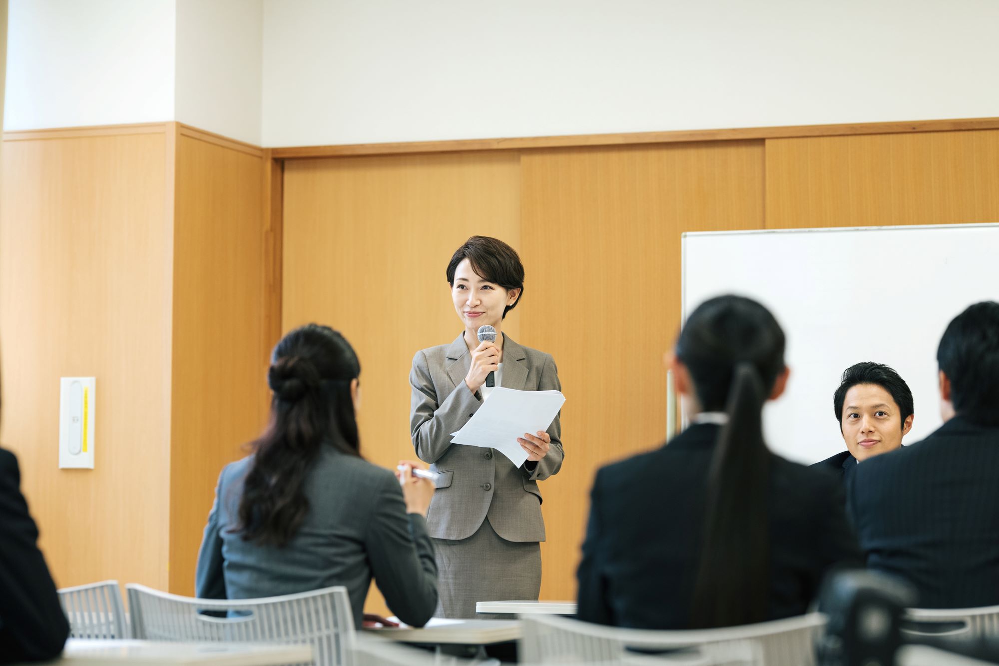 社内イベントの司会